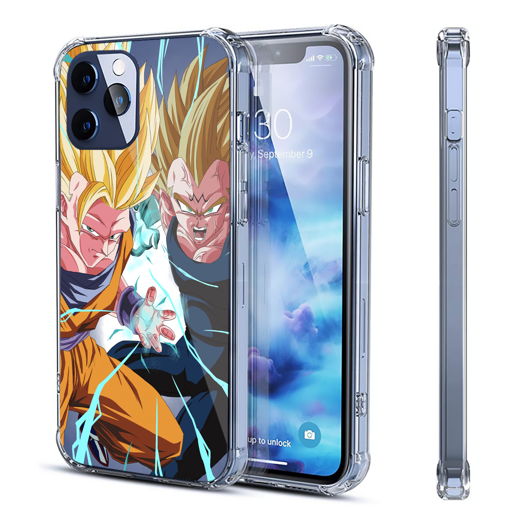 （画像用） ドラゴンボール DRAGON BALL 【iPhone 12シリーズ対応】透明スマホケース（クリアソフトケース）